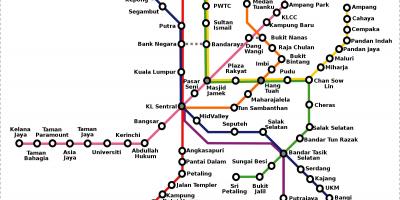Malezija metro zemljevid